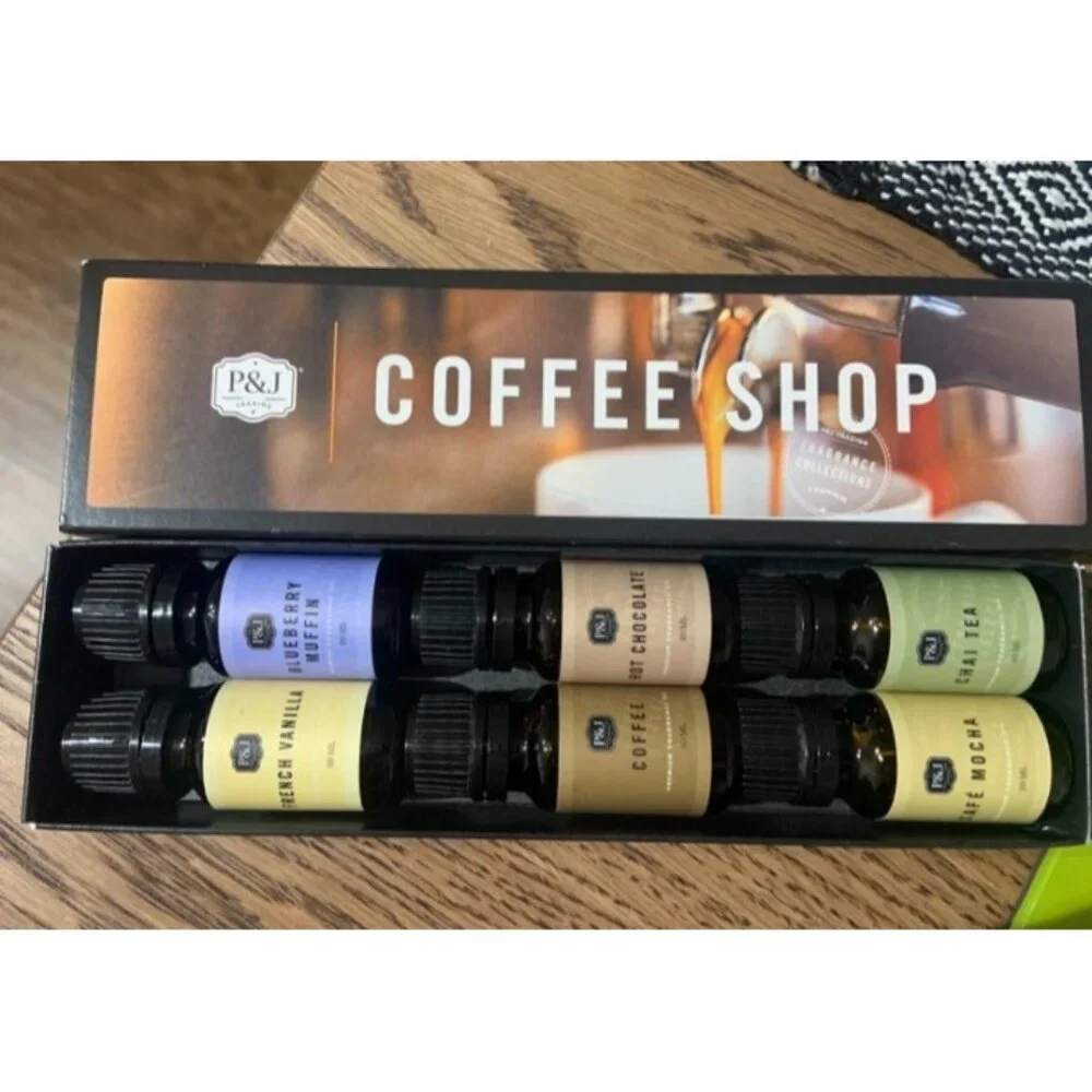 New Trading Fragrance Oil Coffee Shop Set | Coffee, Café Mocha, Chai Tea